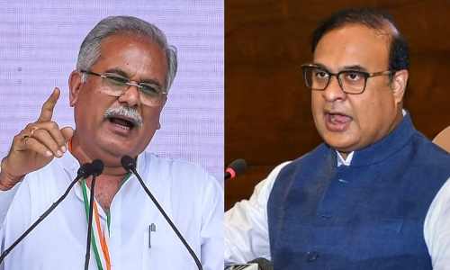 हेमंता बिस्वा सरमा के गांरटी वाले बयान पर भूपेश बघेल का पलटवार, कहां- बिना रीढ़ का आदमी एक जांच में भाजपा के गोद में जा बैठा