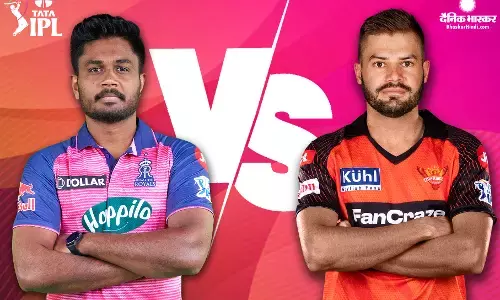 अहम पड़ाव पर राजस्थान को भारी पड़ी नो-बॉल, अब्दुल समद ने आखिरी गेंद पर छक्का लगाकर दिलाई हैदराबाद को जीत अहम पड़ाव पर राजस्थान को भारी पड़ी नो-बॉल, अब्दुल समद ने आखिरी गेंद पर छक्का लगाकर दिलाई हैदराबाद को जीत