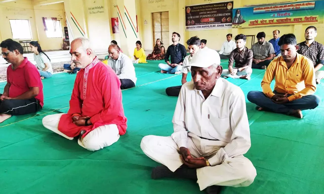 भावातीत ध्यान योग शिविर का हुआ समापन