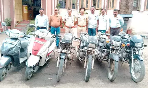 बाइक चोरी करने वाले गिरोह का पर्दाफाश बाइक चोरी करने वाले गिरोह का पर्दाफाश
