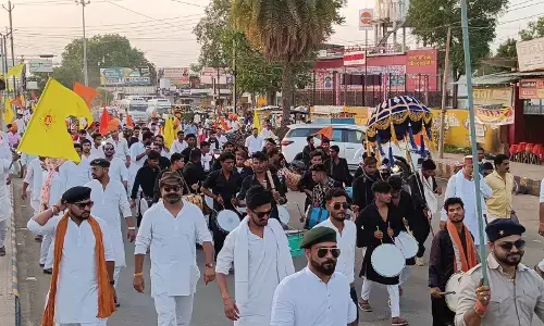 महाराणा प्रताप की जयंती पर क्षत्रिय समाज ने निकाली शोभायात्रा