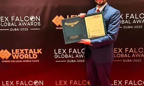 अधिवक्ता पवन रेले दुबई में लेक्स ग्लोबल अवार्ड से सम्मानित