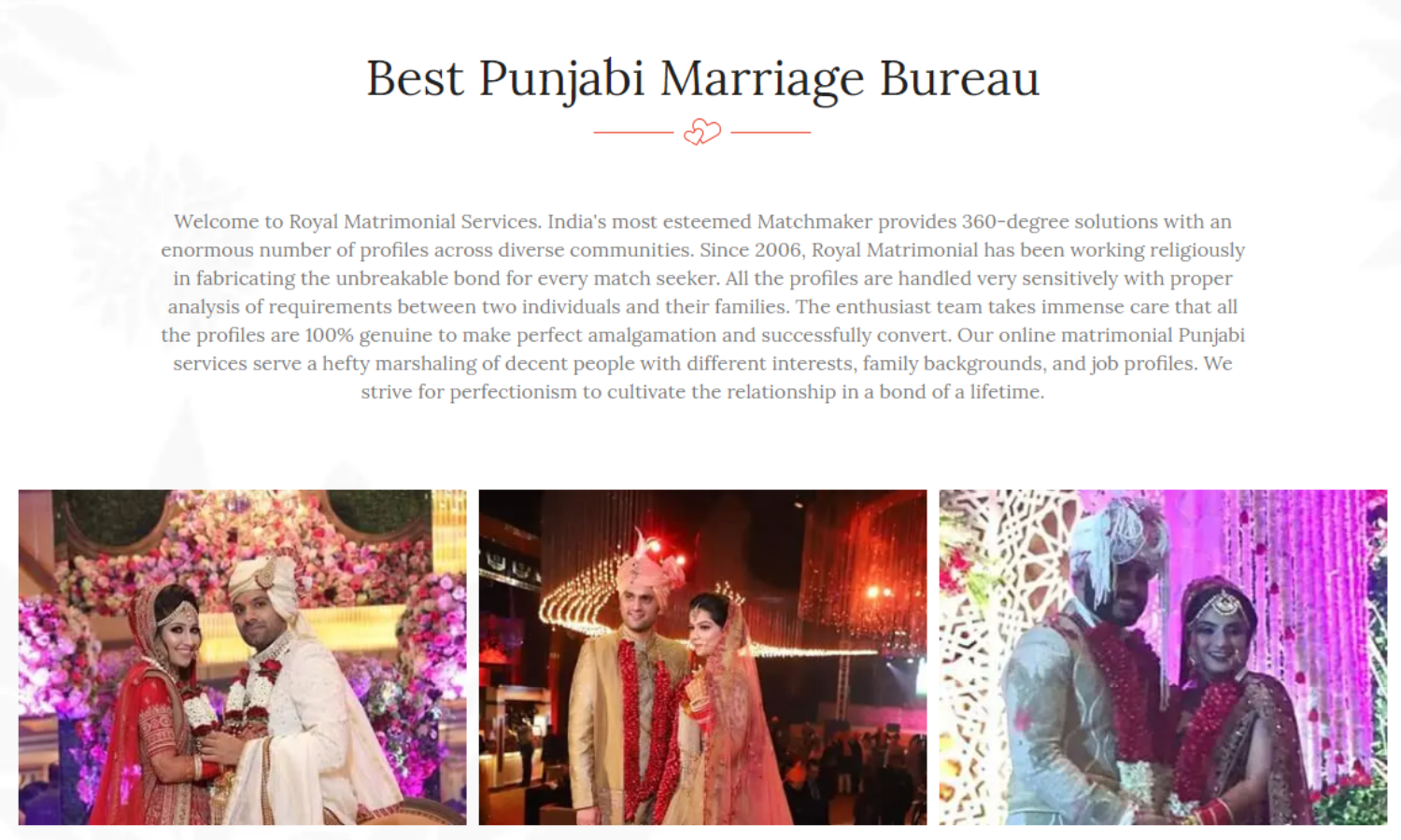 Royal Matrimonial जीवन साथी की तलाश में आपका भरोसेमंद साथी