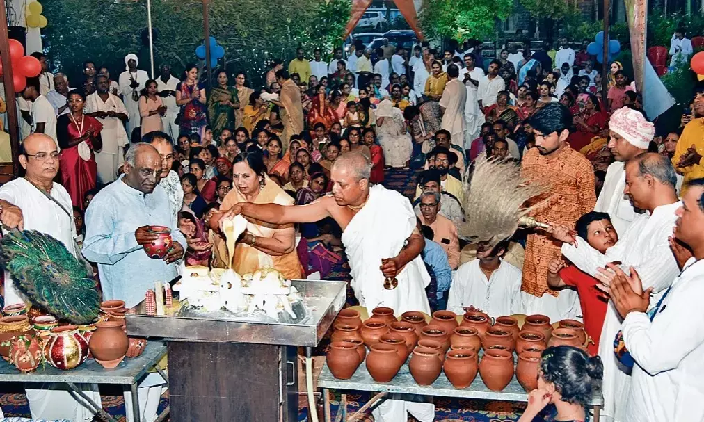 इस्कॉन मंदिर में हुआ आयोजन, 20 को निकलेगी रथयात्रा