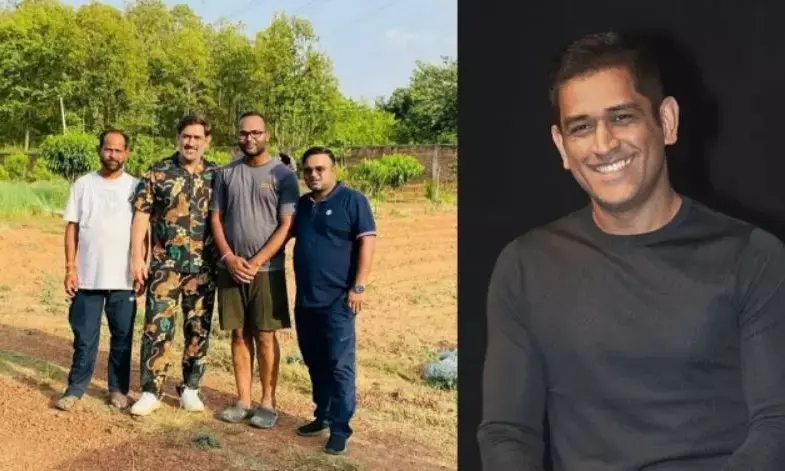 पहली बार एक साथ नजर आए एमएस धोनी और उनके बड़े भाई, सोशल मीडिया पर वायरल हुई फोटो