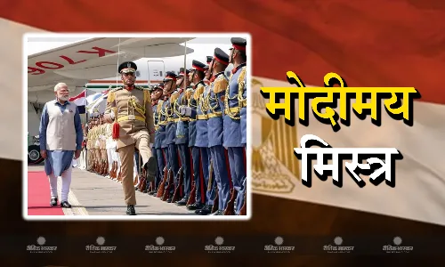 पीएम मोदी और मिस्र के राष्ट्रपति अल-सीसी के साथ हुई बैठक