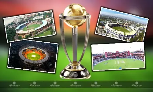 इन दस शहरों के स्टेडियम में खेले जाएंगे वर्ल्ड कप के मुकाबले, जानिए कहां-कहां खेलेगी भारतीय टीम इन दस शहरों के स्टेडियम में खेले जाएंगे वर्ल्ड कप के मुकाबले, जानिए कहां-कहां खेलेगी भारतीय टीम