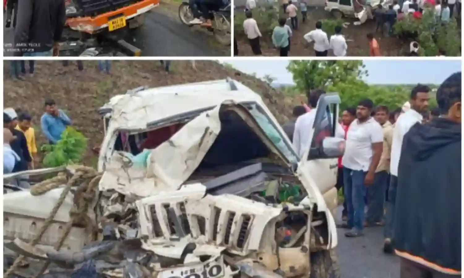 दो वाहनों के बीच जोरदार भिड़ंत में 4 लोगों की हुई मौत