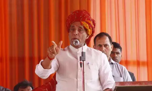 राजनाथ सिंह आज राजस्‍थान में, पूर्व सै‍निकों से करेंगे बात