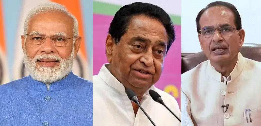 पीएम मोदी के दौरे के बाद मध्य प्रदेश में राजनीति गरमाई, भ्रष्टाचार को लेकर भाजपा और कांग्रेस में तीखी नोकझोंक पीएम मोदी के दौरे के बाद मध्य प्रदेश में राजनीति गरमाई, भ्रष्टाचार को लेकर भाजपा और कांग्रेस में तीखी नोकझोंक