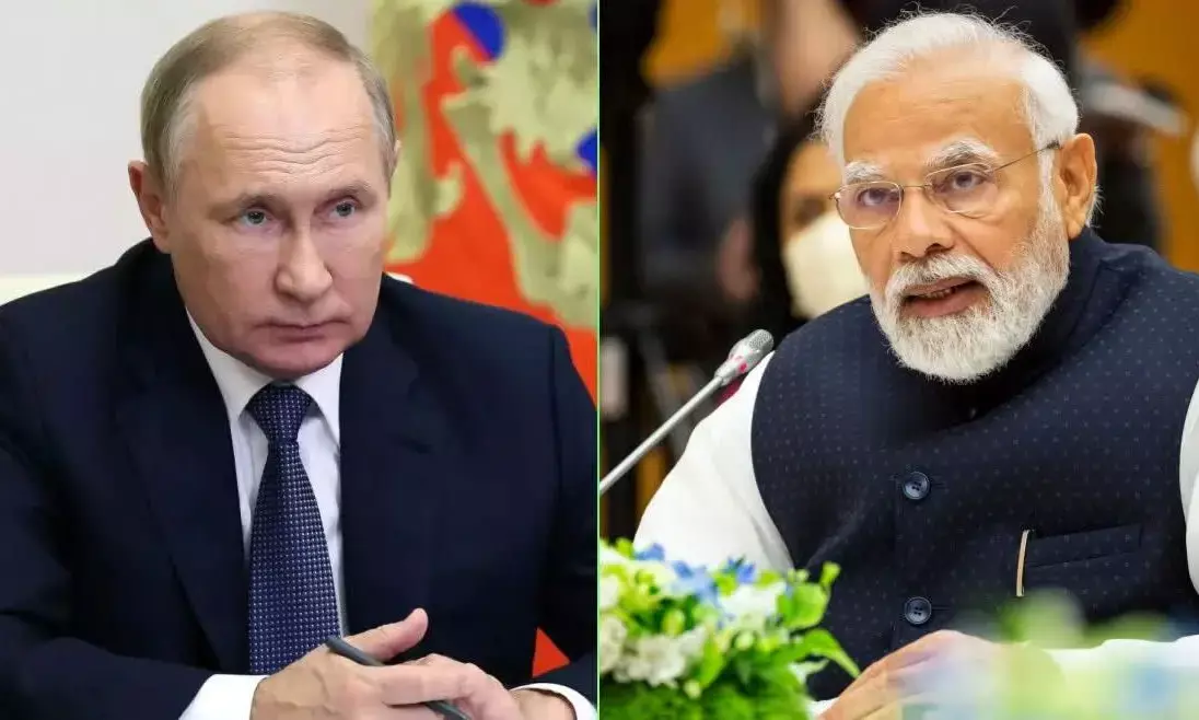 रूस के राष्ट्रपति व्लादिमीर पुतिन ने PM MODI से फोन पर की बात, यूक्रेन युद्ध पर भी हुई चर्चा