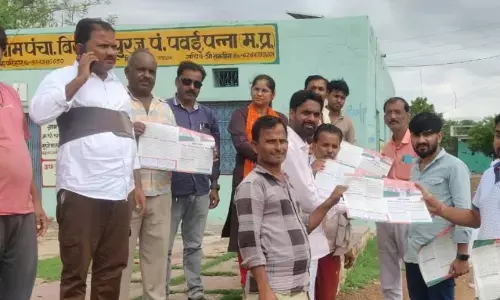 भाजपा कार्यकर्ता घर-घर पहुंचकर बता रहे मोदी सरकार की उपलब्धियां