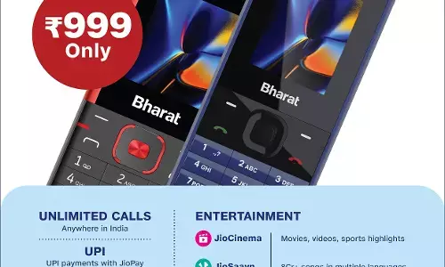 रिलायंस जियो ने 999 रुपये में लॉन्च किया 4जी फोन