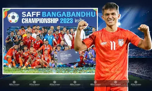 भारतीय टीम ने रिकॉर्ड नौवीं बार जीता SAFF कप, खिताबी मुकाबले में कुवैत को पेनाल्टी शूट आउट में 5-4 से दी मात