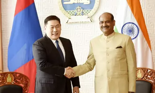 ओम बिरला ने मंगोलिया के राष्ट्रपति और प्रधानमंत्री से की मुलाकात ओम बिरला ने मंगोलिया के राष्ट्रपति और प्रधानमंत्री से की मुलाकात