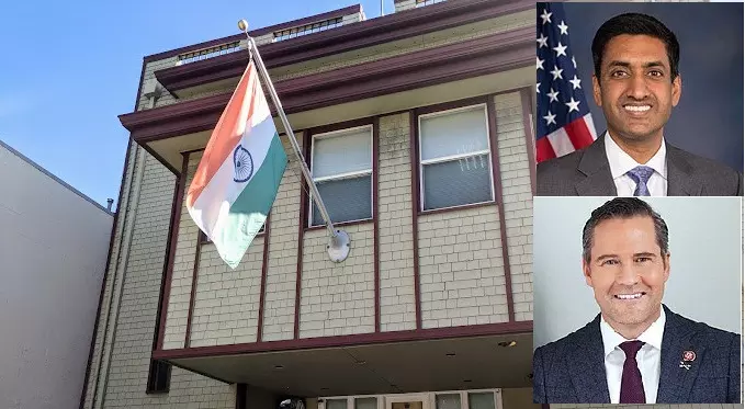 अमेरिकी सांसदों ने भारतीय राजनयिकों, मिशनों की सुरक्षा की मांग की अमेरिकी सांसदों ने भारतीय राजनयिकों, मिशनों की सुरक्षा की मांग की