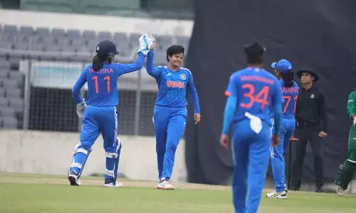 हरमनप्रीत ने पहले टी20 मैच में बांग्लादेश पर भारत को जीत दिलाने के लिए युवा गेंदबाजों को सराहा हरमनप्रीत ने पहले टी20 मैच में बांग्लादेश पर भारत को जीत दिलाने के लिए युवा गेंदबाजों को सराहा