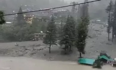 हिमाचल में ट्रेन सेवा निलंबित