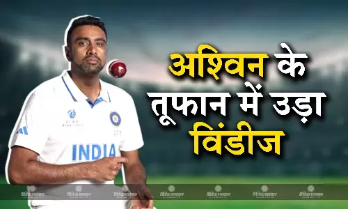 अश्विन और जडेजा की फिरकी के बाद चला रोहित और यशस्वी का बल्ला, मुकाबले के पहले ही दिन बैकफुट पर मेजबान वेस्ट इंडीज अश्विन और जडेजा की फिरकी के बाद चला रोहित और यशस्वी का बल्ला, मुकाबले के पहले ही दिन बैकफुट पर मेजबान वेस्ट इंडीज