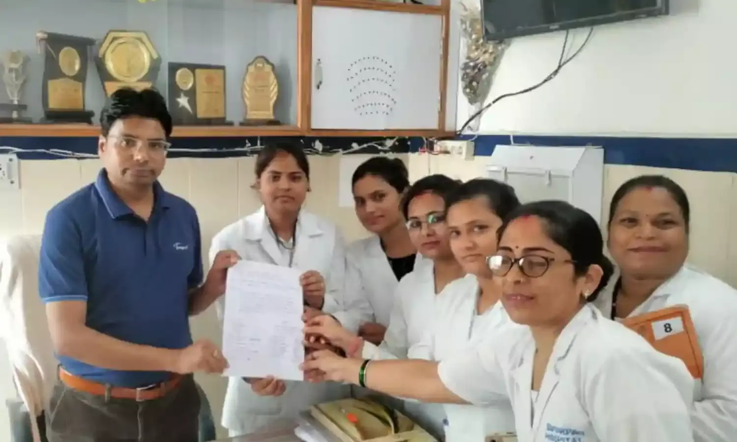 देवेन्द्रनगर में नर्सिंग ऑफिसर आज से अनिश्तिकालीन हडताल पर