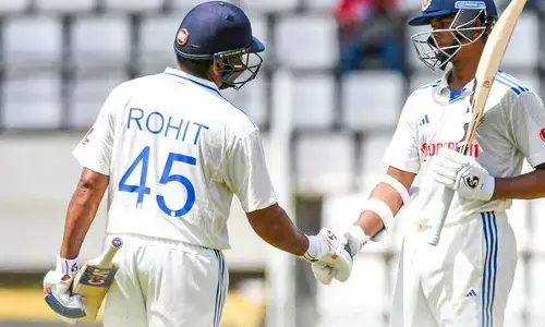 जयसवाल, रोहित के शतक से वेस्टइंडीज पर भारत हावी, 162 की बढ़त