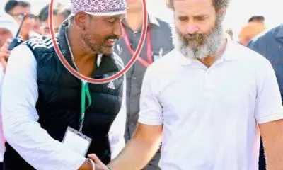 राजस्थान : रिश्वत लेने के आरोप में कांग्रेस नेता गिरफ्तार, शेखावत ने राहुल के साथ वाली तस्वीर जारी की राजस्थान : रिश्वत लेने के आरोप में कांग्रेस नेता गिरफ्तार, शेखावत ने राहुल के साथ वाली तस्वीर जारी की