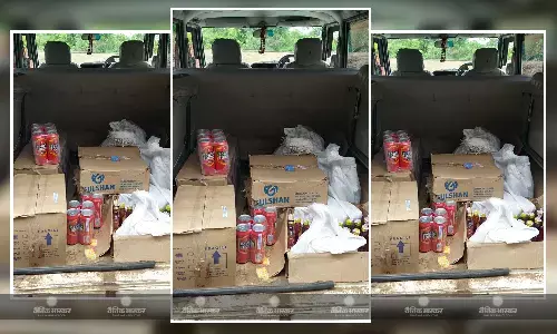 बोलेरो से अवैध शराब की तस्करी, दो आरोपी धराएं बोलेरो से अवैध शराब की तस्करी, दो आरोपी धराएं