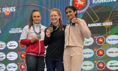 कुश्ती : संगीता फोगाट ने हंगरी रैंकिंग सीरीज में कांस्य पदक जीता