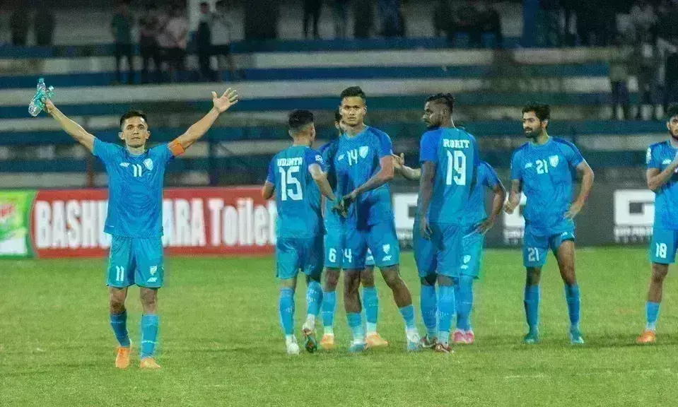 भारतीय पुरुष फुटबॉल टीम फीफा रैंकिंग में 99वें स्थान पर पहुंची