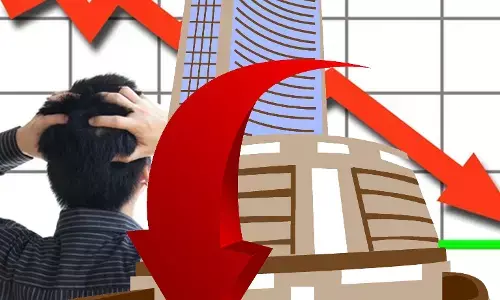 इंफोसिस, एचयूएल और आरआईएल के दबाव से सेंसेक्स 1000 अंक टूटा