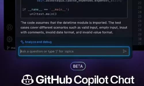 गिटहब कोपायलट चैट अब बिजनेस यूजर्स के लिए सार्वजनिक बीटा में उपलब्ध 