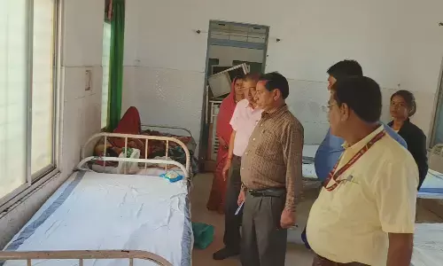 सीएमएचओ ने किया रैपुरा स्वास्थ्य केन्द्र का औचक निरीक्षण