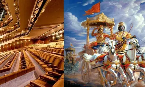 लंदन के बार्बिकन थिएटर में मंचन के लिए तैयार महाभारत  लंदन के बार्बिकन थिएटर में मंचन के लिए तैयार महाभारत