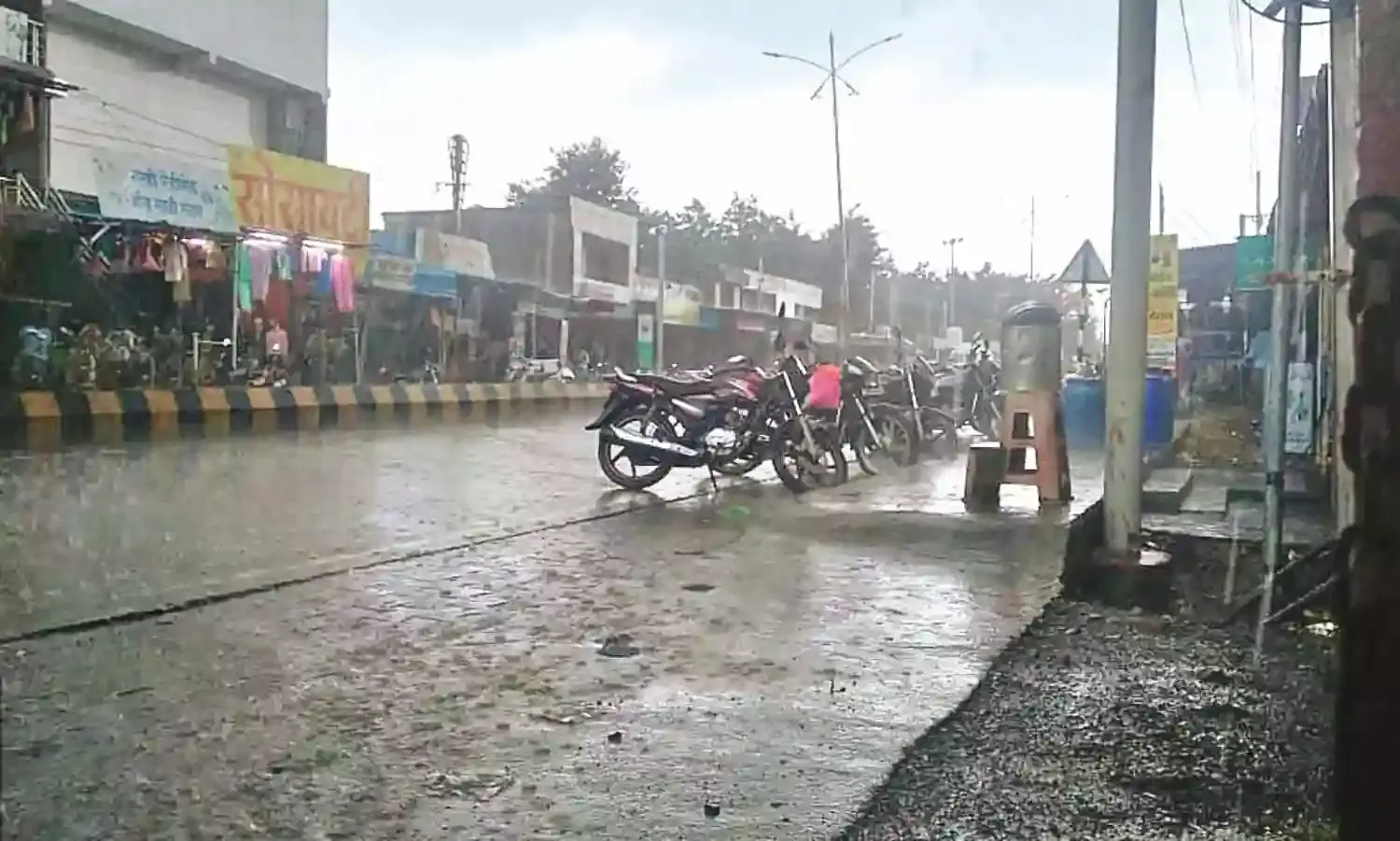 24 घंटे में औसतन 12.6 मि.मी. बारिश