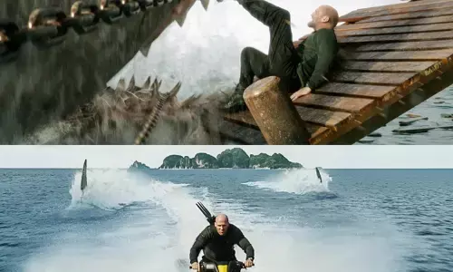 मेग 2 के निर्देशक बेन व्हीटली ने जेसन स्टैथम के स्टंट सीन का खोला राज मेग 2 के निर्देशक बेन व्हीटली ने जेसन स्टैथम के स्टंट सीन का खोला राज