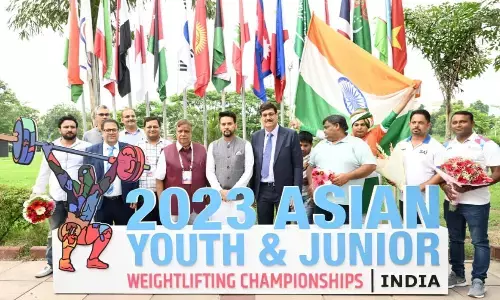खेल मंत्री अनुराग ठाकुर ने एशियाई युवा और जूनियर वेटलिफ्टिंग चैंपियनशिप का किया उद्घाटन