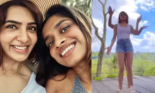 बाली घूम रही सामंथा प्रभु ने शॉर्ट्स पहन किया हॉट डांस, वीडियो हो रहा वायरल बाली घूम रही सामंथा प्रभु ने शॉर्ट्स पहन किया हॉट डांस, वीडियो हो रहा वायरल