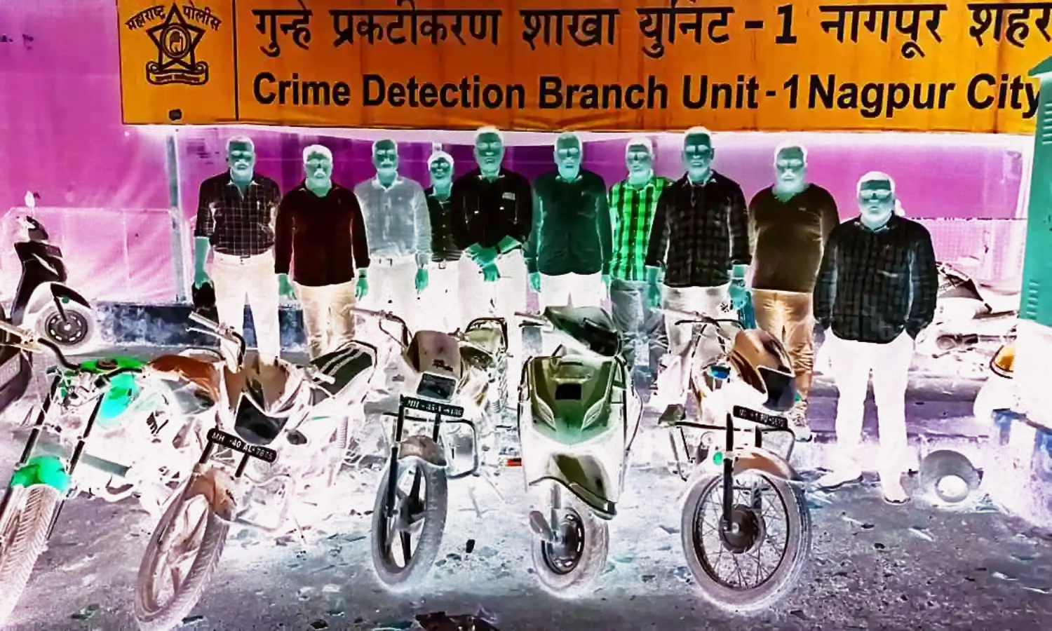 तीन चोर पकड़ाए, 5 वाहन जब्त