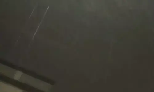 अचानक तेज बरसे बादल, कुछ देर में ही 2 इंच बरसात