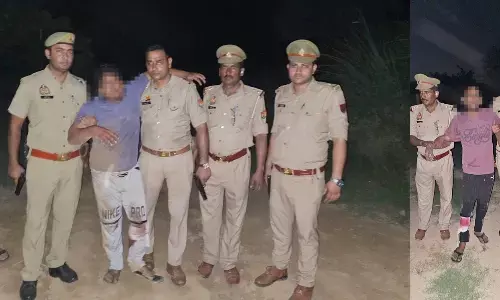 थाना लोनी पुलिस व बदमाशों के बीच मुठभेड़, दो गिरफ्तार