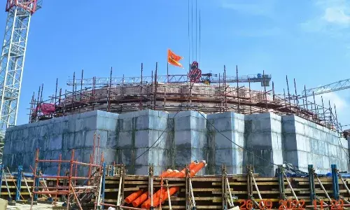 अयोध्या राम मंदिर के भूमिपूजन की तीसरी वर्षगांठ, आकार ले रहा मंदिर का भव्य स्वरूप अयोध्या राम मंदिर के भूमिपूजन की तीसरी वर्षगांठ, आकार ले रहा मंदिर का भव्य स्वरूप