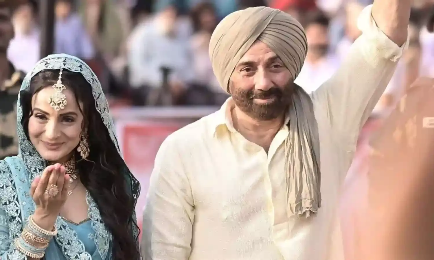गदर 2 की रिलीज से पहले सनी देओल, अमीषा पटेल ने अटारी-वाघा बॉर्डर का किया दौरा 