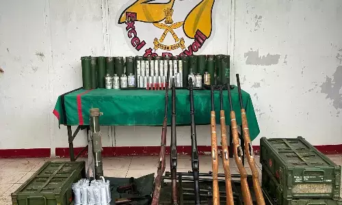 मणिपुर पुलिस ने मुठभेड़ के बाद 2 जिलों से लूटे गए 9 हथियार बरामद किए