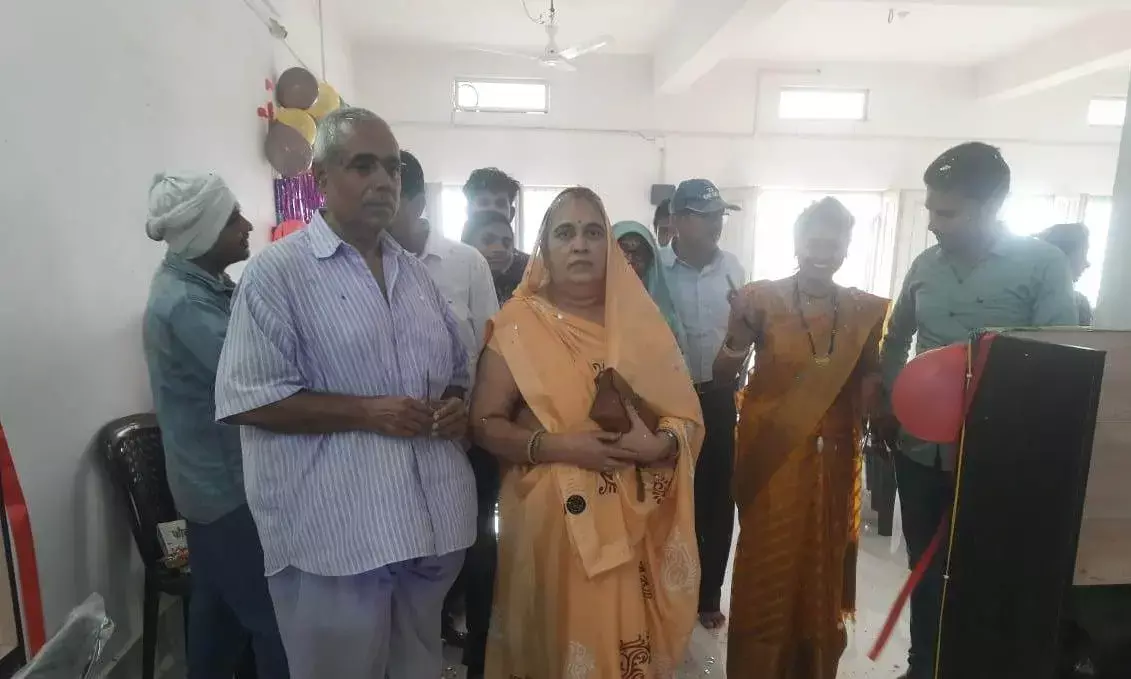 डीईओ कार्यालय के समीप मां सरस्वती लाईब्रेरी का हुआ शुभारंभ