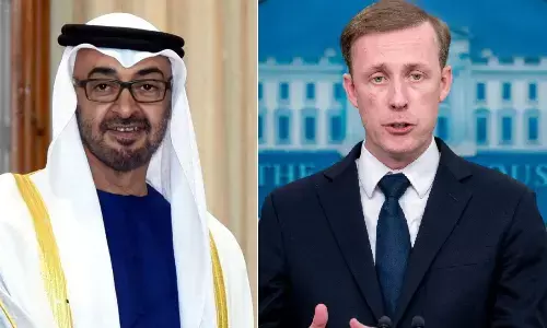 यूएई के राष्‍ट्रपति ने अमेरिका के राष्‍ट्रीय सुरक्षा सलाहकार से की मुलाकात