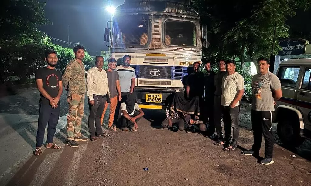 बूचड़खाना ले जाए जा रहे 42 मवेशियों को करवाया मुक्त बूचड़खाना ले जाए जा रहे 42 मवेशियों को करवाया मुक्त
