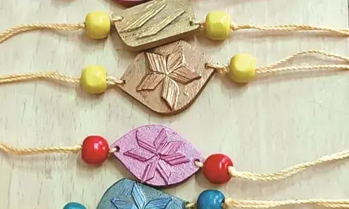 भाई की कलाई पर बहनें बांधेंगी बांस से बनी राखी