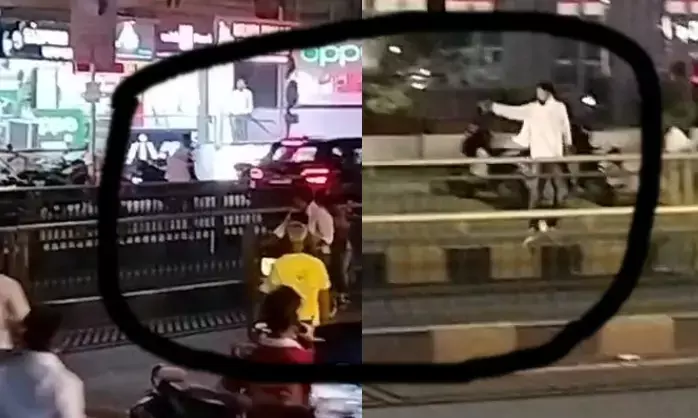 अहमदाबाद में थाने के पास फायरिंग करता पकड़ा गया युवक