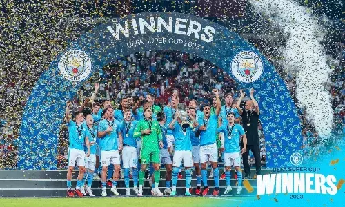 मैनचेस्टर सिटी ने जीता यूईएफए सुपर कप, पेनल्टी शूटआउट में सेविला को हराया