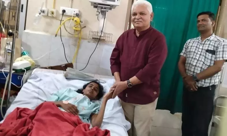 शंकरबाबा की बीमार मानस कन्या की बचाई जान शंकरबाबा की बीमार मानस कन्या की बचाई जान